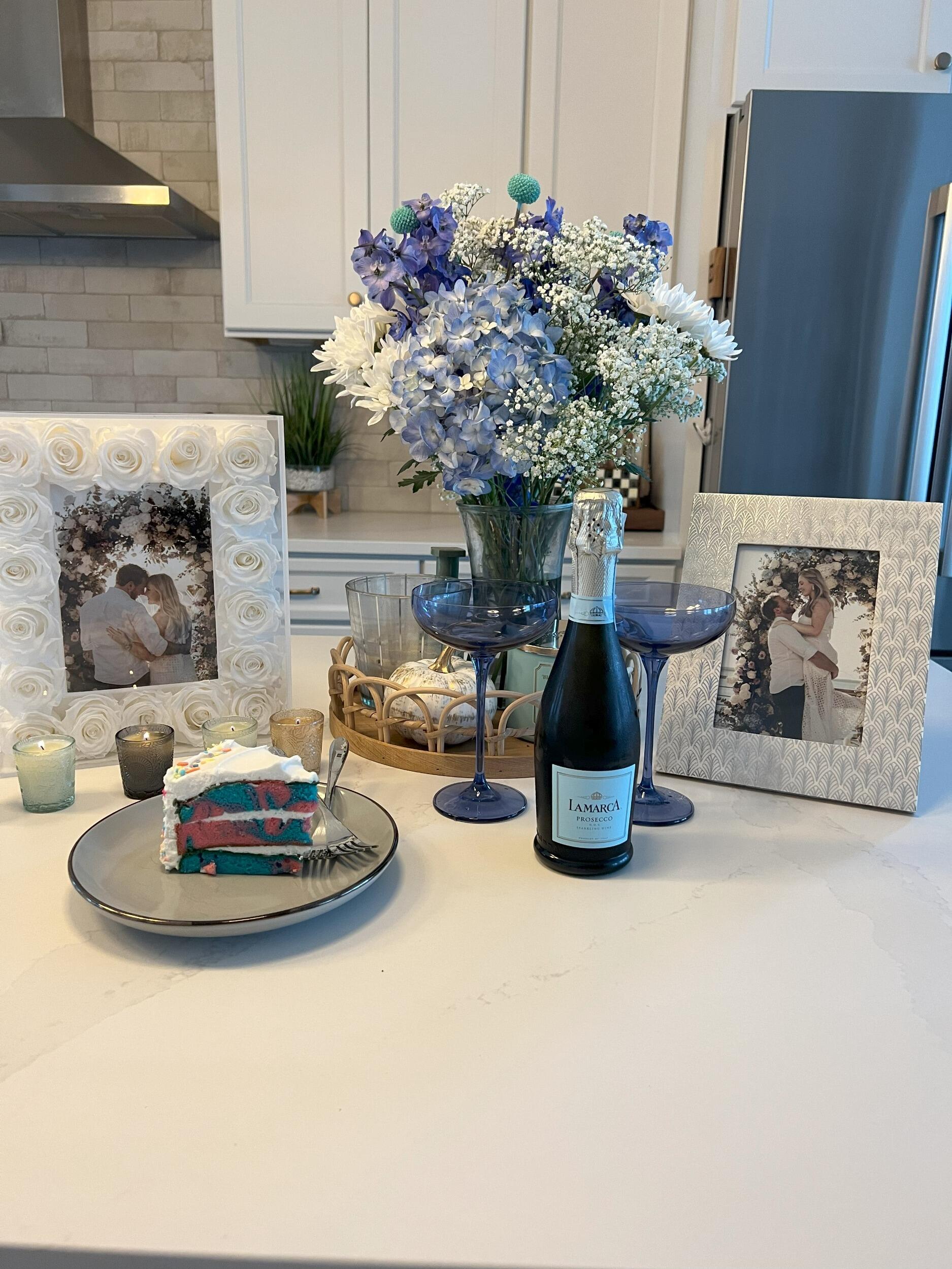 Celebrated the wedding date (two years early) :) 