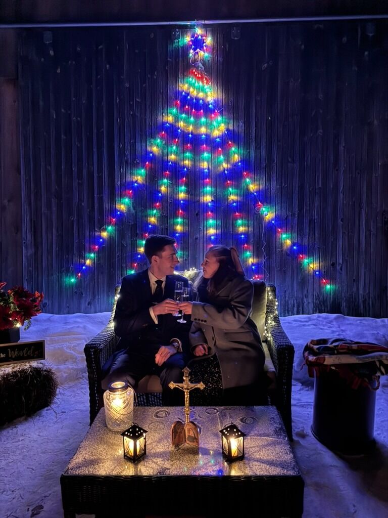 Also the night we got engaged!