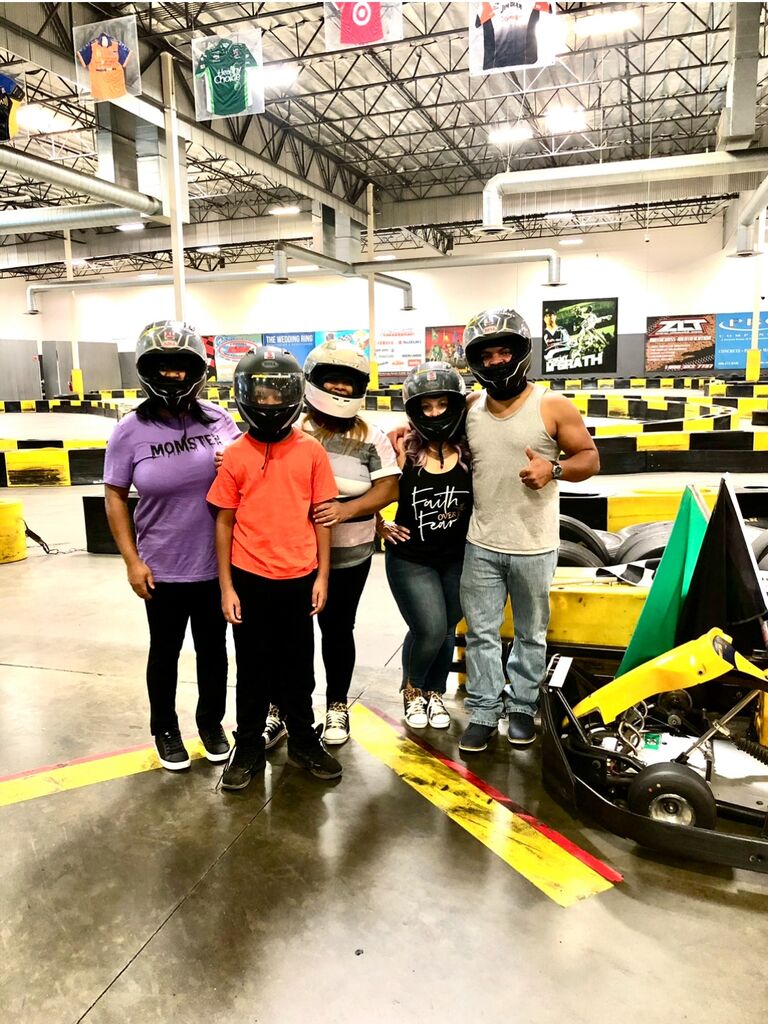Surprise Family Go-Kart Outing for Calvin's 33'rd Birthday!