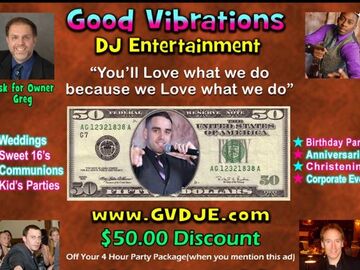 Good Vibrations DJ Entertainment - DJ - Ocean Beach, NY - Hero Main