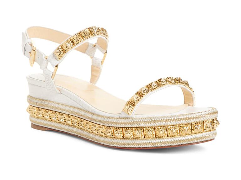 wedge sandals for beach wedding