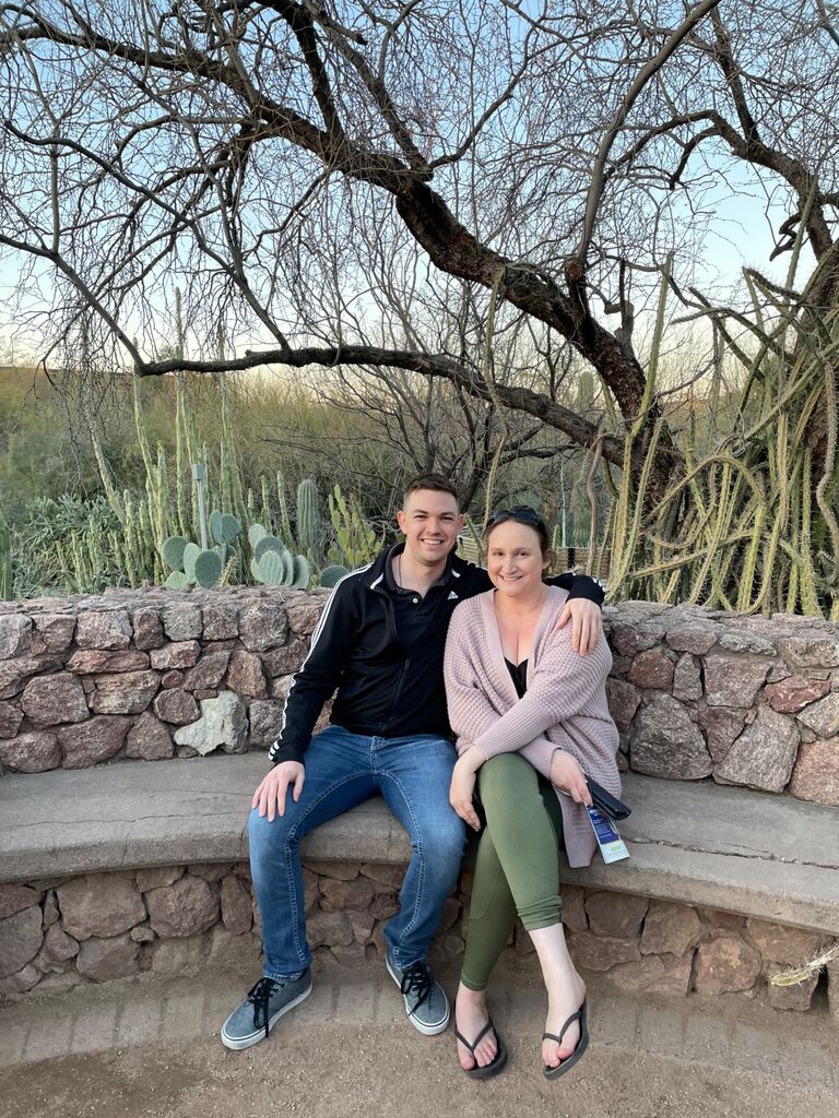 At the Desert Botanical Garden near Phoenix, Arizona.