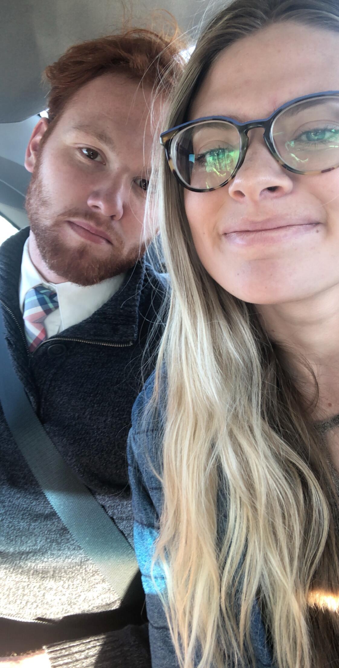 This is the picture that Matisse thinks Aaron looks AMAZING in and would show all her friends. 