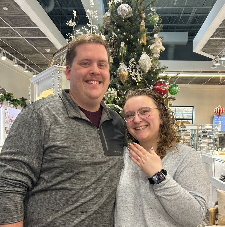 The day Amelia got to take her ring home.