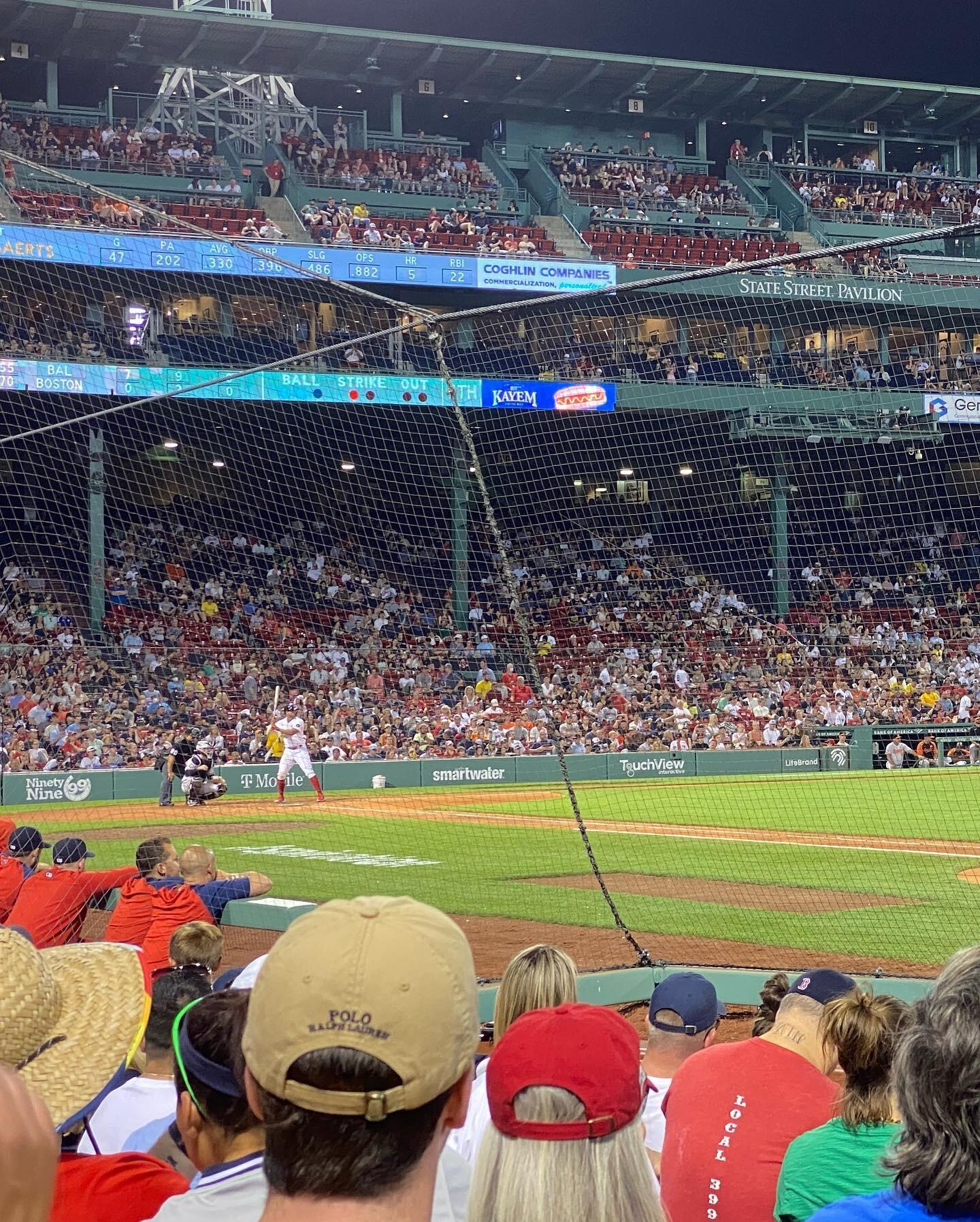 No summer in Boston would be complete without a trip to Fenway for Mike's favorite pastime. 