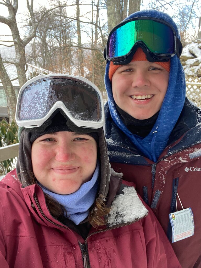 First ski trip together