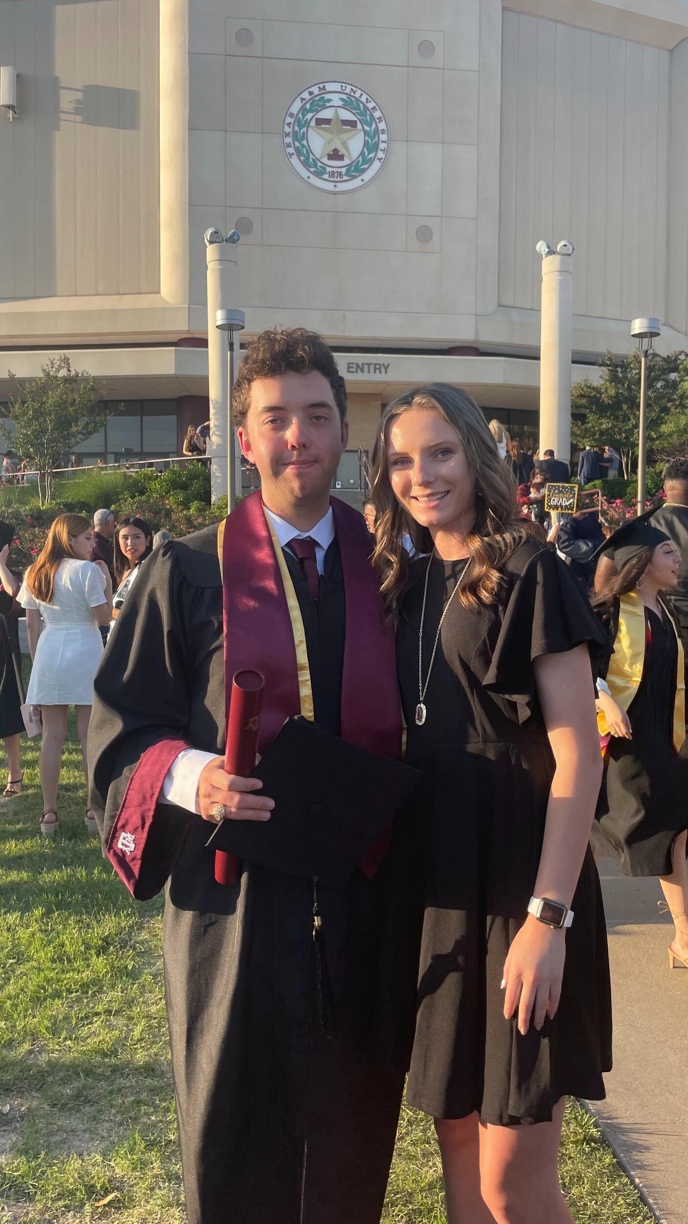 Josh graduated from Texas A&M University!