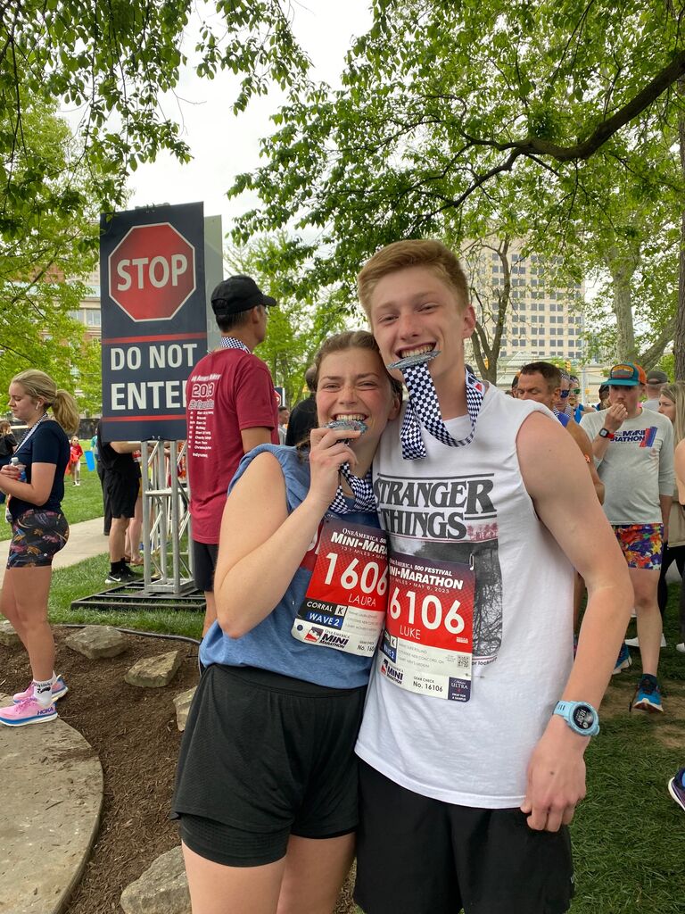 We ran the Indy Mini!