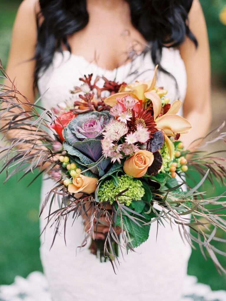 55 Fall Wedding Bouquets That Bring the Autumn Vibes