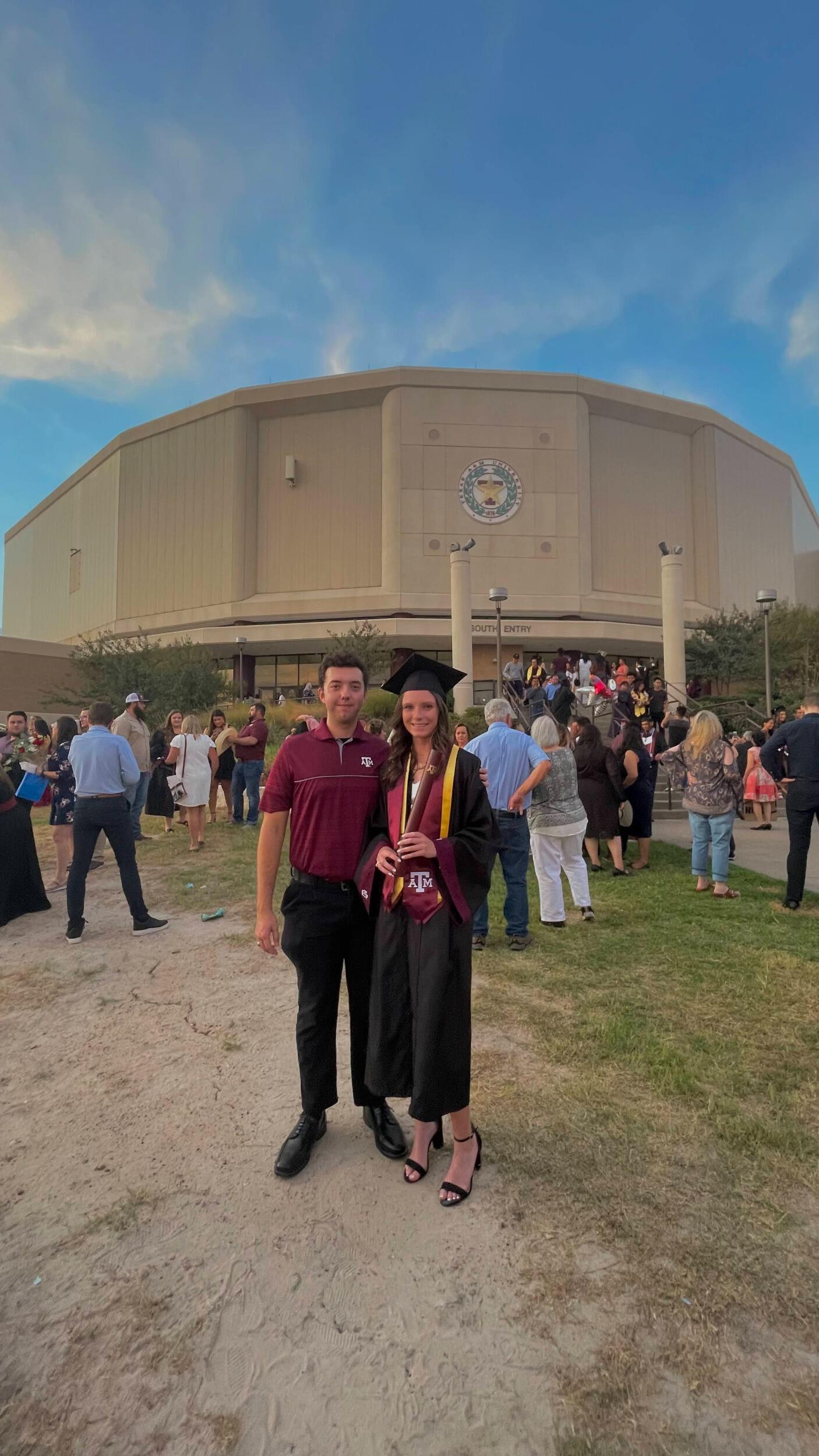 Kirsten graduated from Texas A&M University!