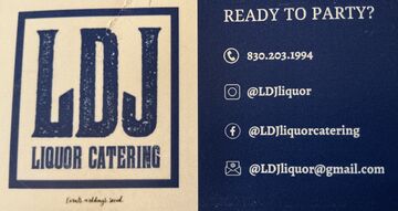 LDJ Liquor Catering - Bartender - Seguin, TX - Hero Main