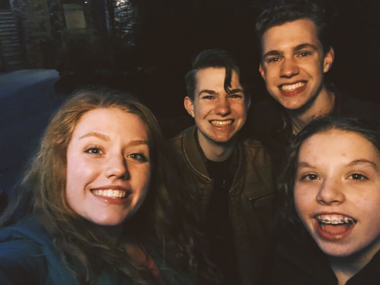 Dollywood, where Hailey got to know John-Mark and his siblings as they played shows as The Family Sowell.