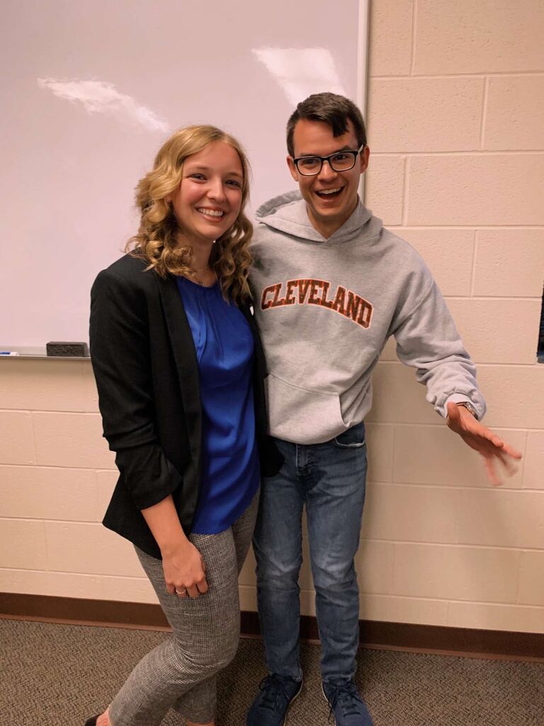 By this point in senior year, we had both successfully written and defended our senior thesis papers, ensuring we would be graduating in a few short weeks!