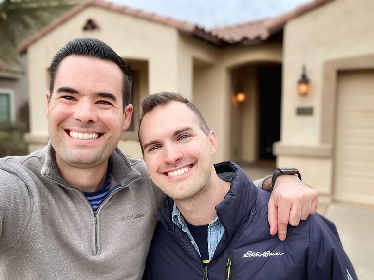We bought our first house together! 
