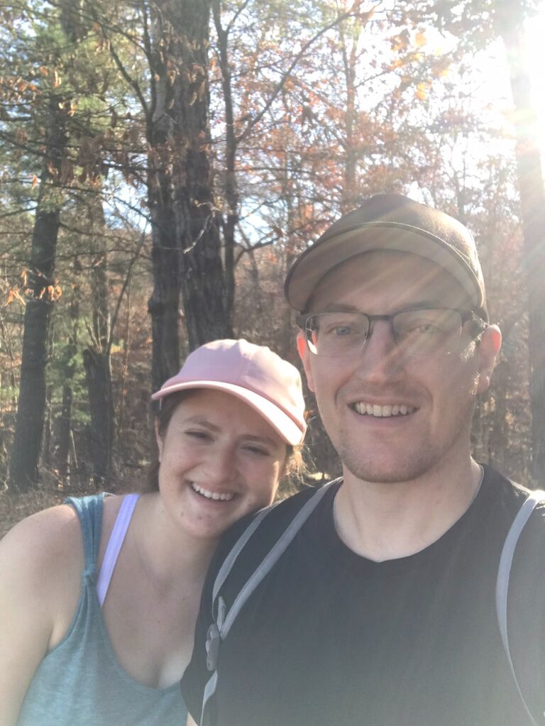 We celebrated one year together at Whitewater State Park!