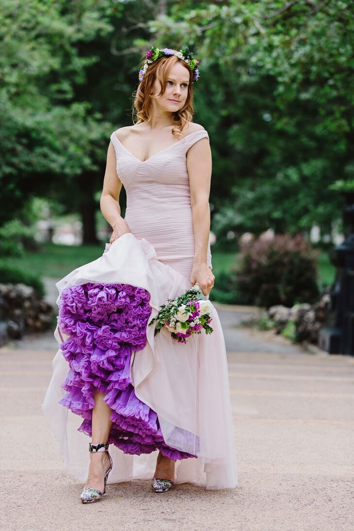 nordstrom blush bridesmaid dress