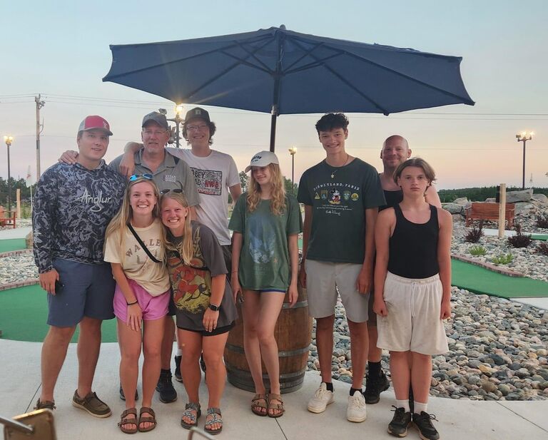 Dylan’s yearly family reunion in Park Rapids.
