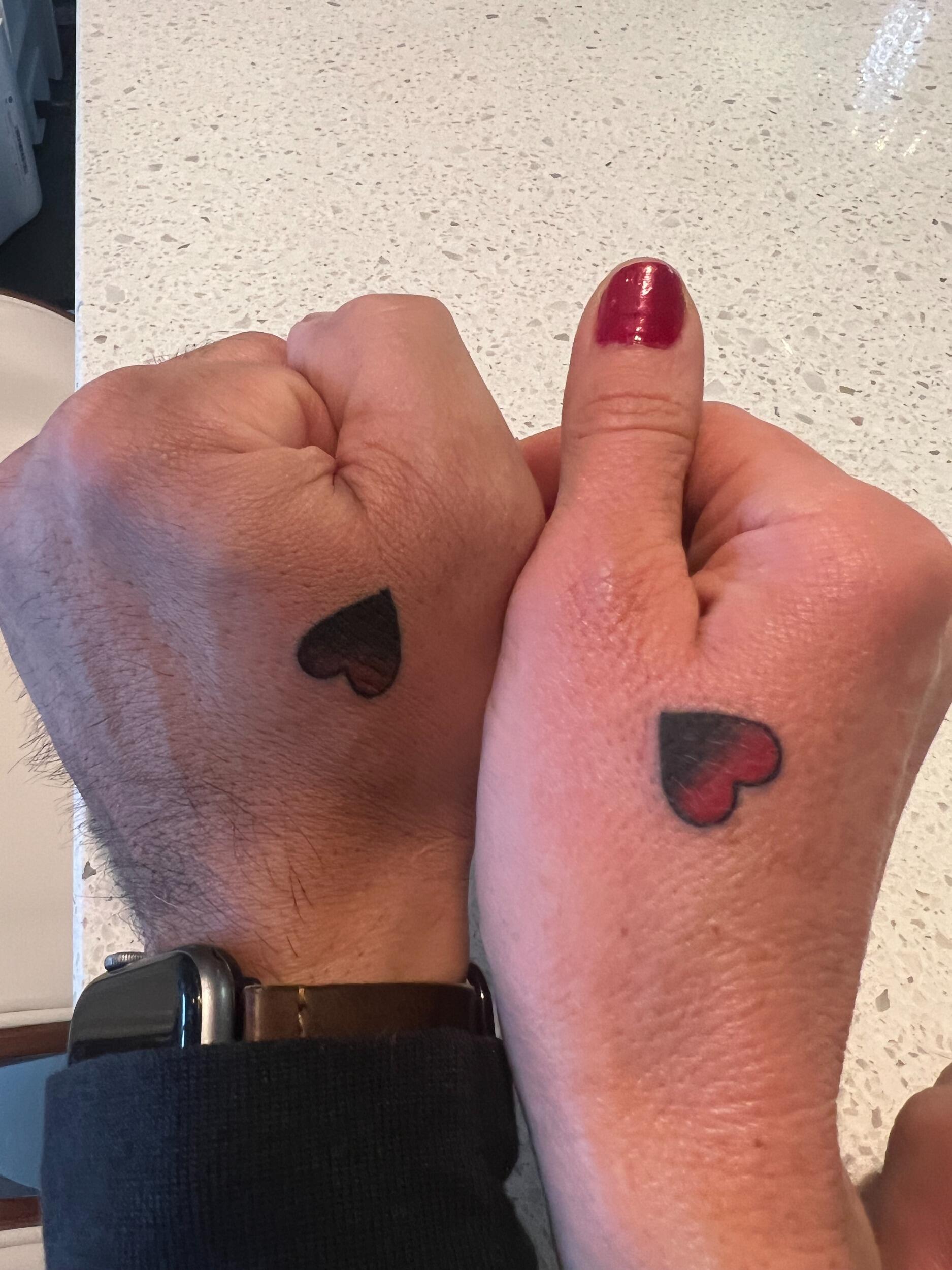Matching tattoos