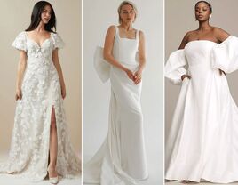 Three wedding dresses under $2000