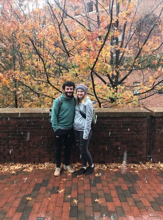 First small snow at UNC.