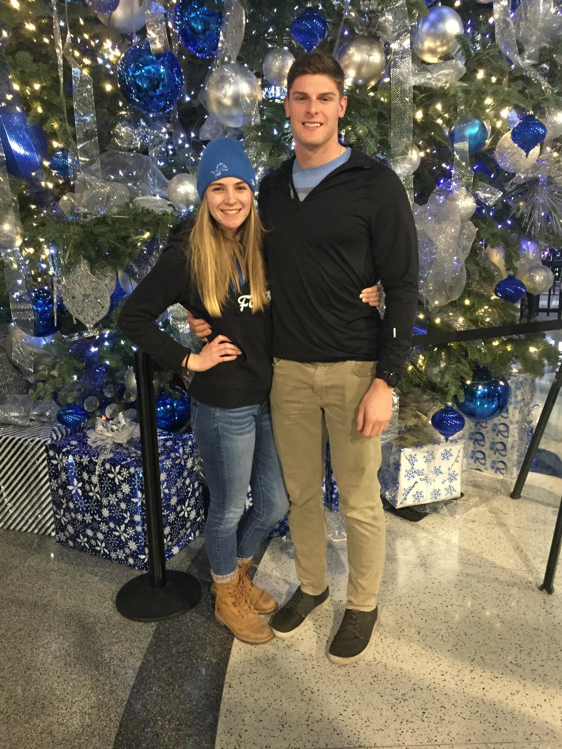 First Lions game together where Mike's obsession begins