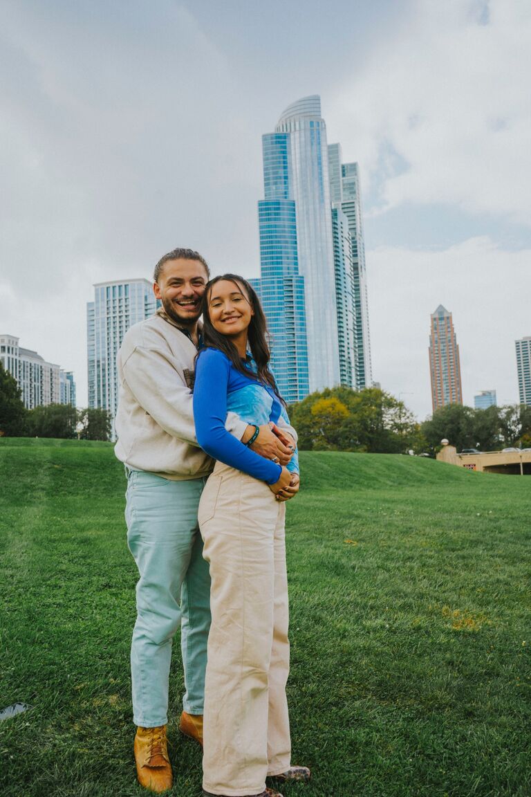 A trip to the Windy City.

Naomi: "I thought you were going to ask me to be your girlfriend..."
Seba: "We only started talking like two months ago, I had a plan."