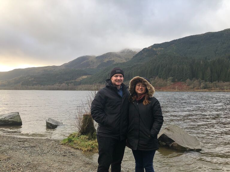 Trip to Scotland and our first time overseas together 