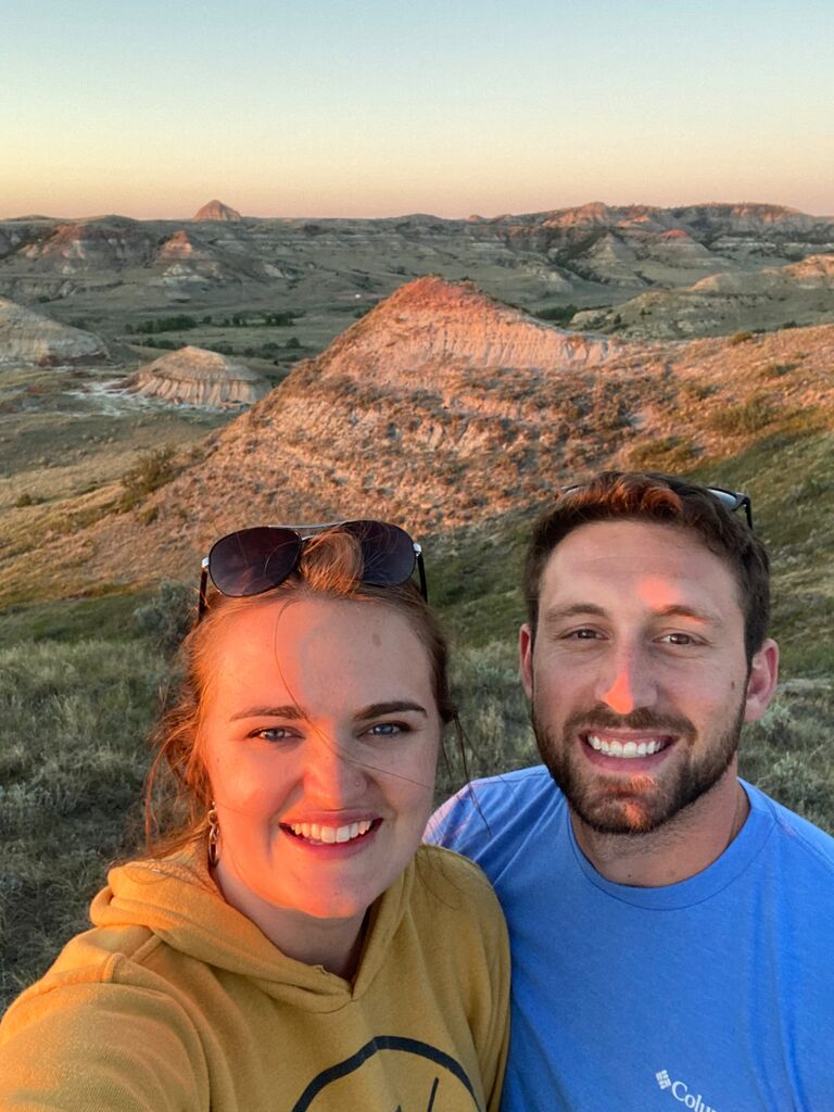 In the summer of 2021, Cedar began her travel nursing career that would take her to North Dakota and Idaho before she was able to convince Gabe to start traveling with her. 