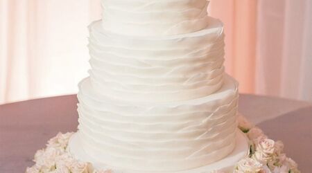 Wafer paper quilling  Wedding cake display, Modern wedding cake