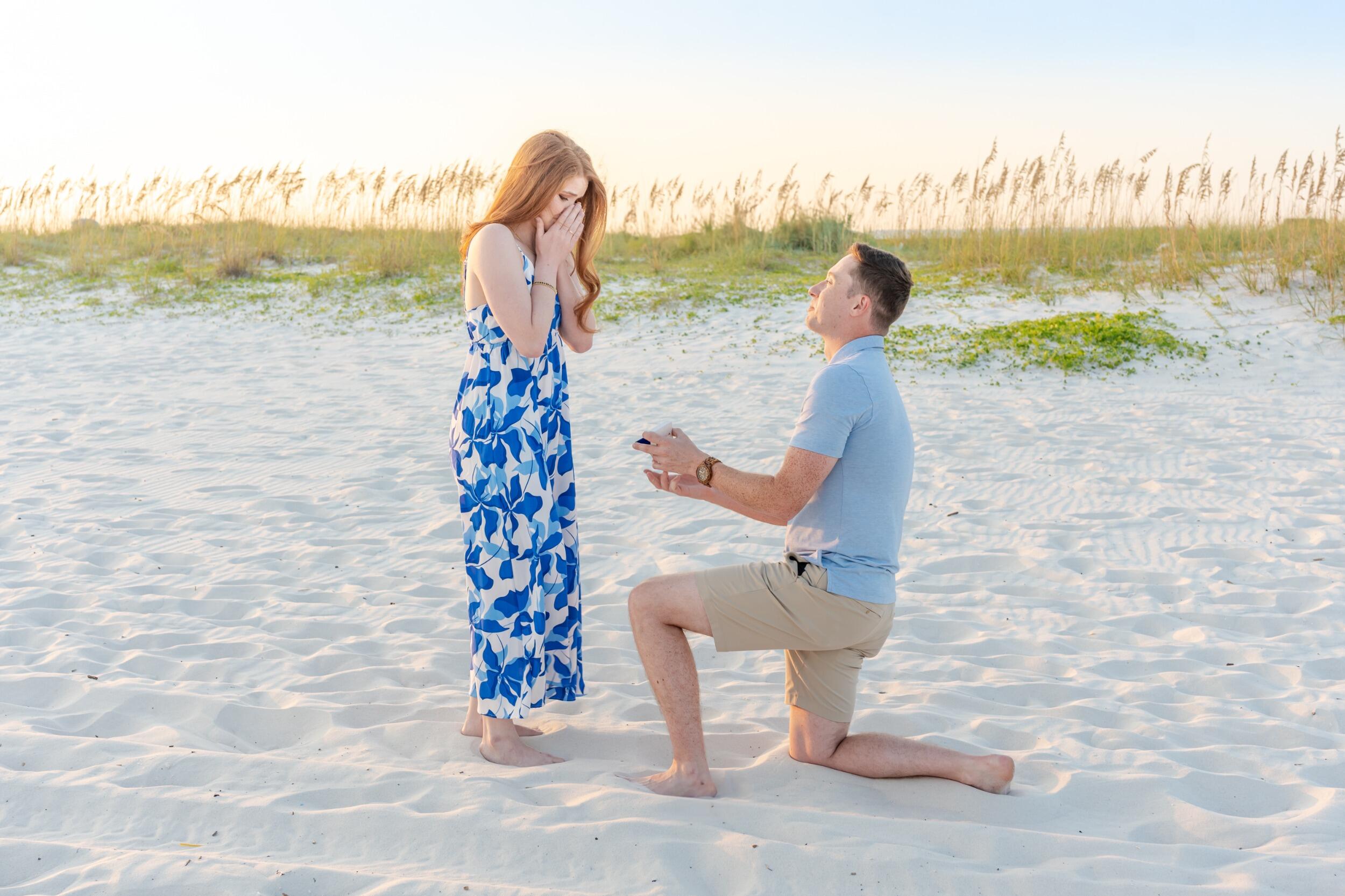 Lucas asked Danielle to marry him! She said yes!📍Gulf Shores, AL.