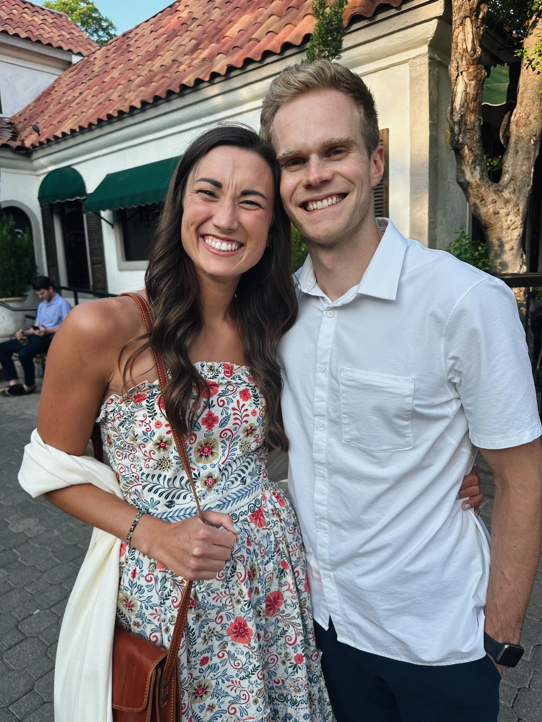 Date night in the spring to celebrate 6 months! 