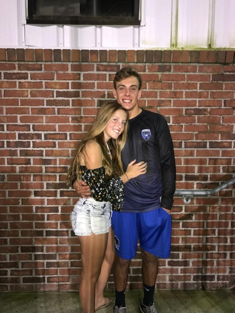 In true Brett fashion, this was the night that he asked Emma: "Wait, I have to ask for you to be my girlfriend? I thought you already were?"
