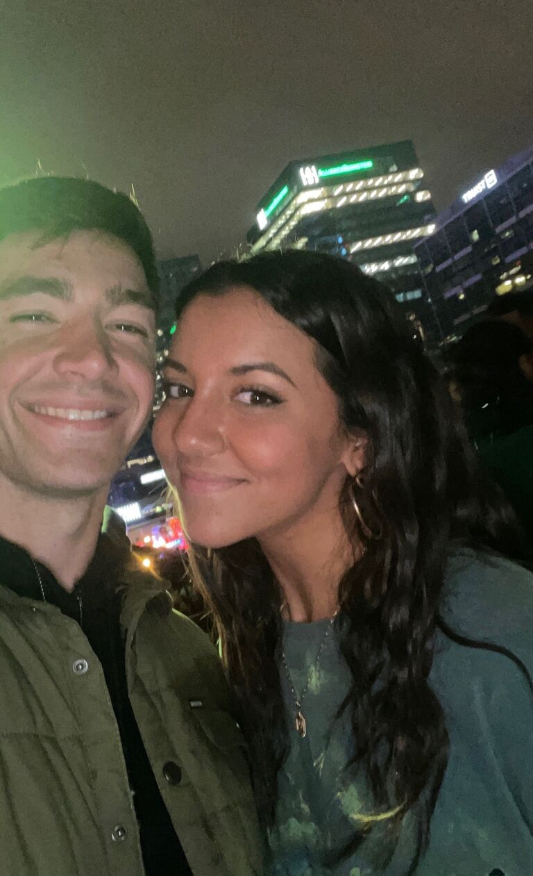 The night we met! (Thankfully Matt snapped this last minute).