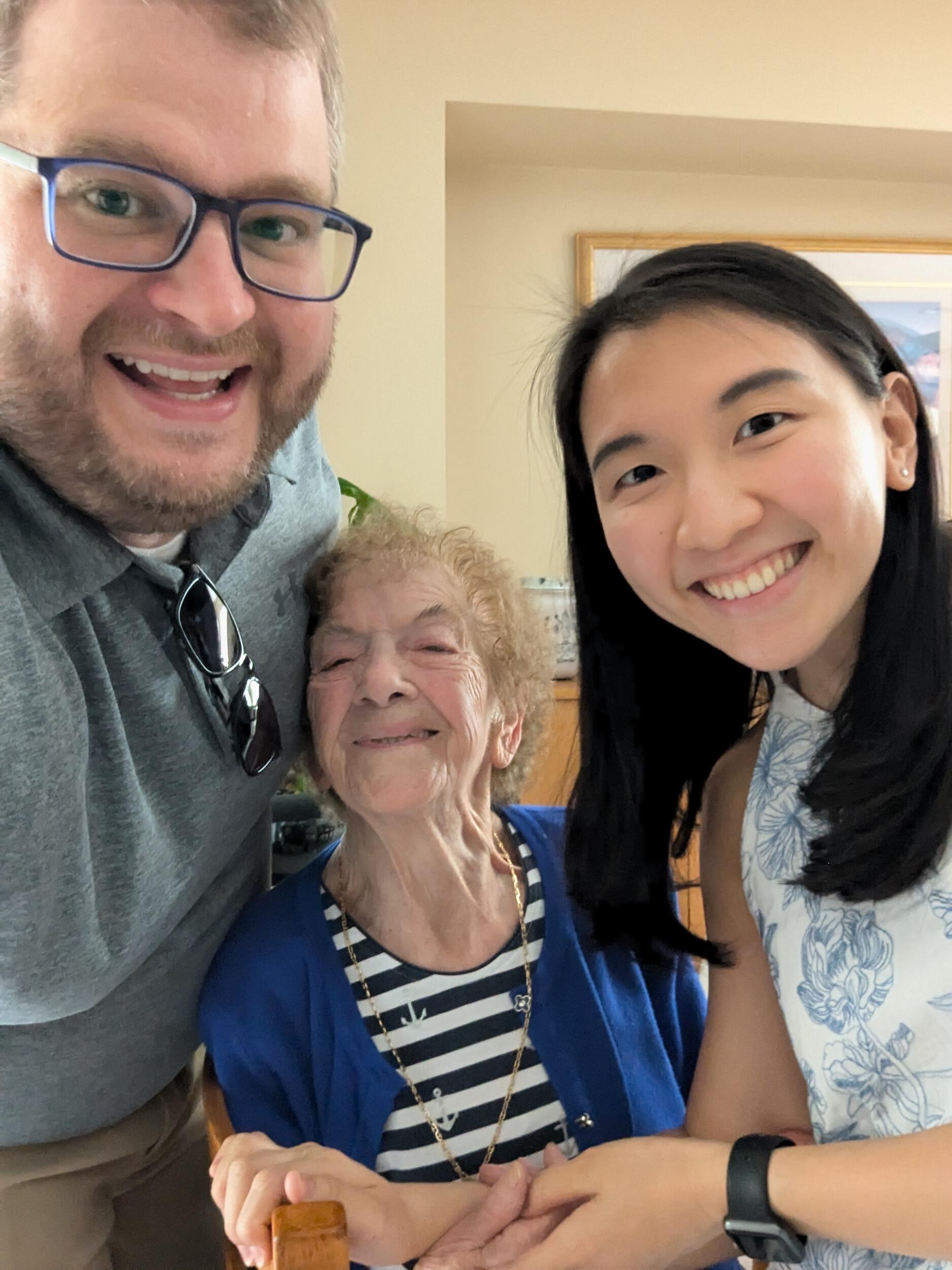 Meeting Grandma...Love you Ma! ❤️