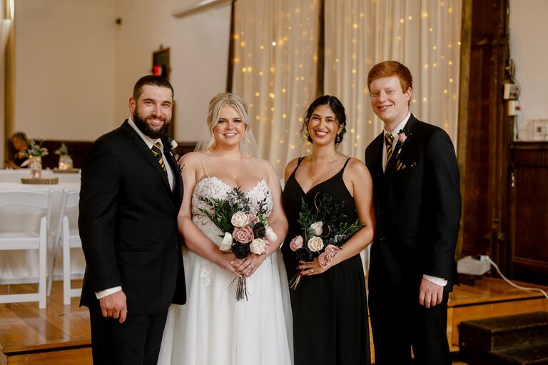 Their matchmakers, Molly and Brandon, got married!