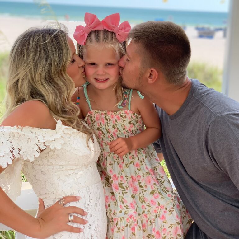Our first family vacation together - Clearwater, FL with Cole's fam!