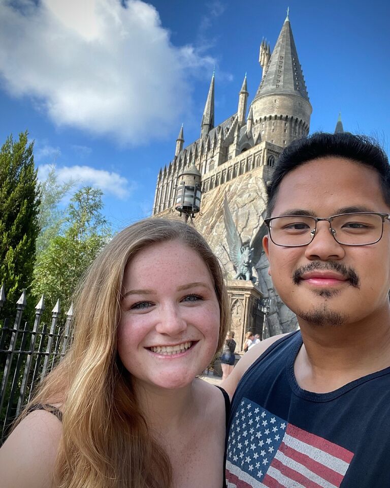 We went on our first "just us" vacation. Universal Studios was a blast! We accidentally timed our vacay with the opening of a new rollercoaster so the park was packed. We got so many frozen butterbeers during this trip.