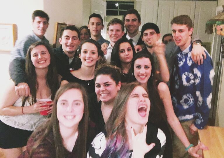 Months passed after Allie and Nick's first summer meeting. They both went back to live their separate lives at Fairfield and Uconn. They would meet again on NYE 2015 only to share their first of many midnight kisses. It was then Nick realized there was something special about this girl. He called Allie up a few days later and asked her on their first date. They then shared a romantic day at Starbucks with Nick drinking a caramel macchiato and Allie a salted caramel mocha. 