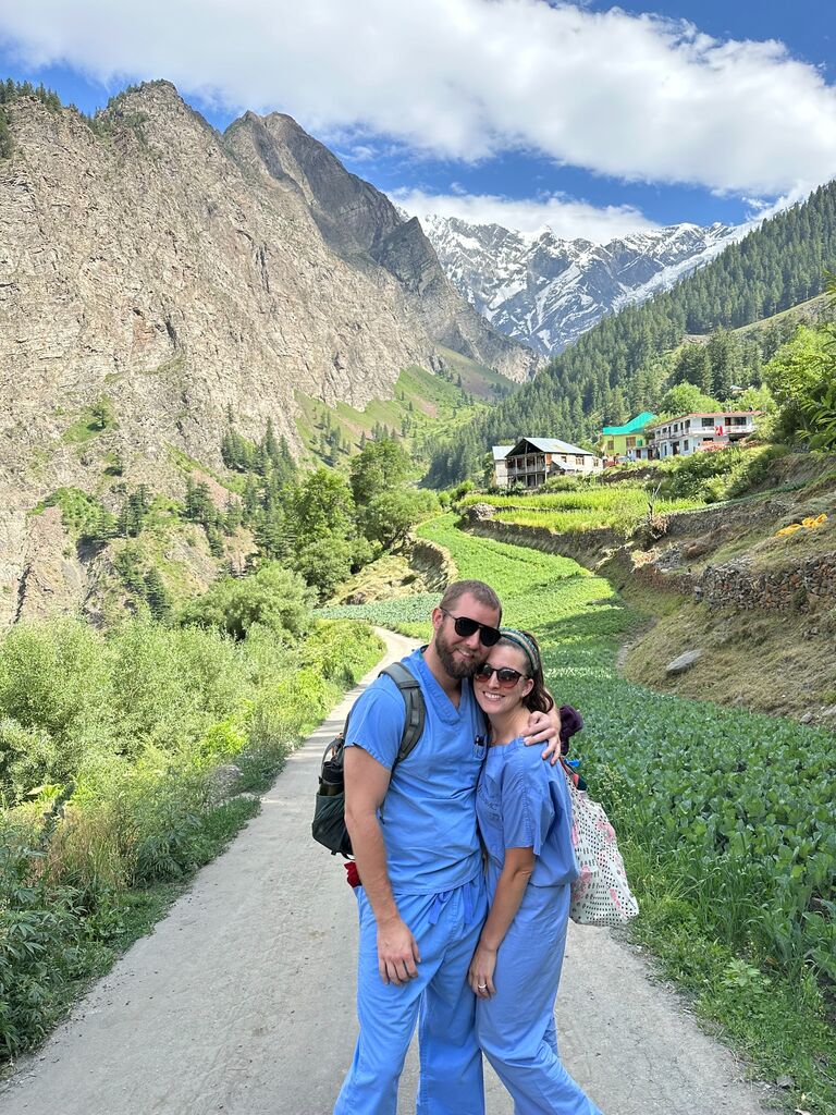 Got to both do what we love in India