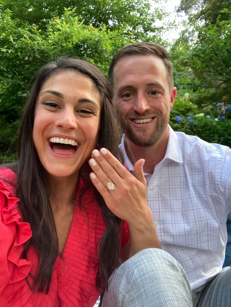 Alex nervously proposes and Julia says "YES"!! (of course)