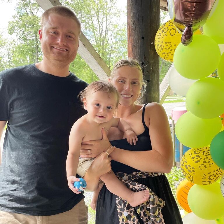 We welcomed our first nephew on Alyvia's side, Jaxson!
