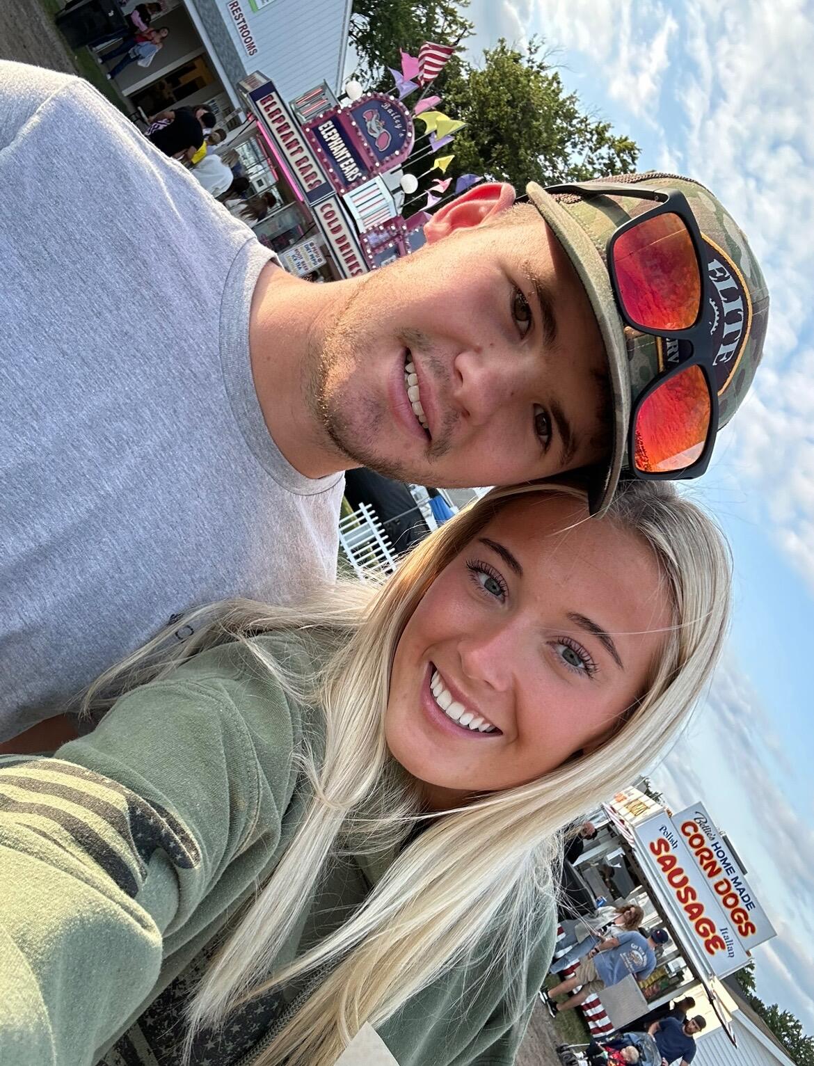 The last picture before our engagement!