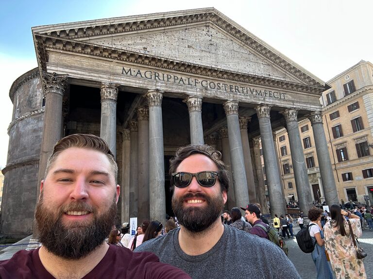 Justin and Adam take a long weekend in Rome playing tourists during the day, and the night!