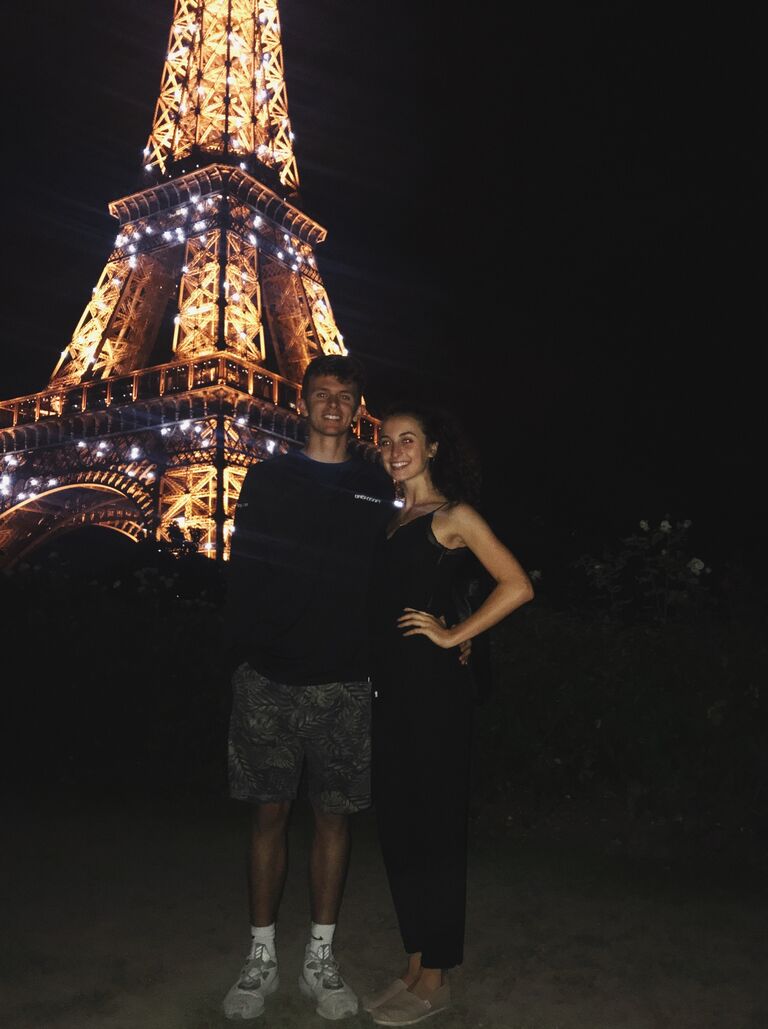 Our first rendez-vous in Paris while Nadia was studying abroad in Lyon :)