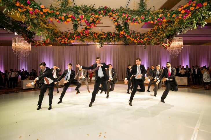 Choreographed Dance At Traditional Indian Wedding Reception