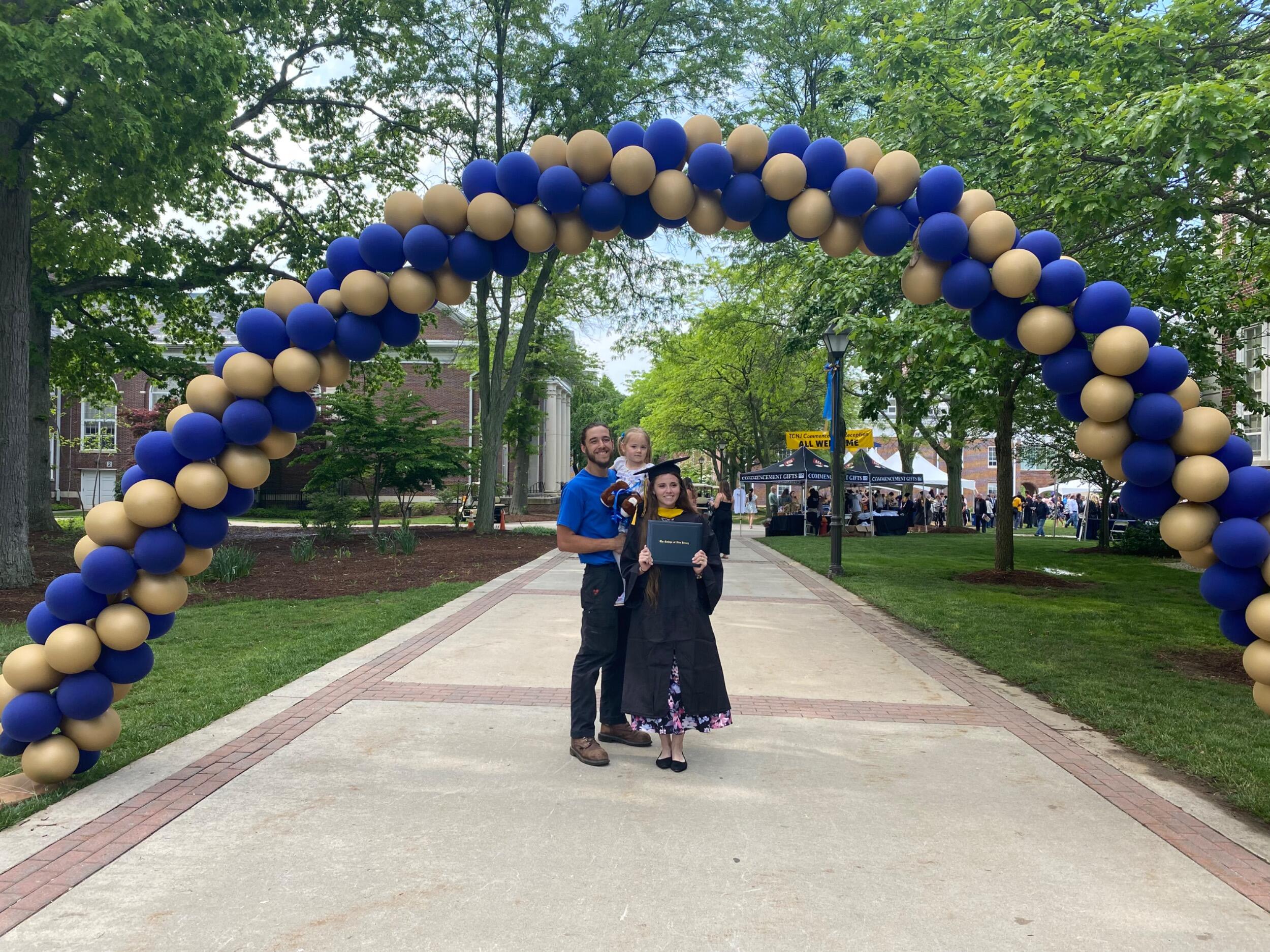 Tessa graduates magna-cum-laude from TCNJ with a bachelors degree in Speech Pathology & Audiology.