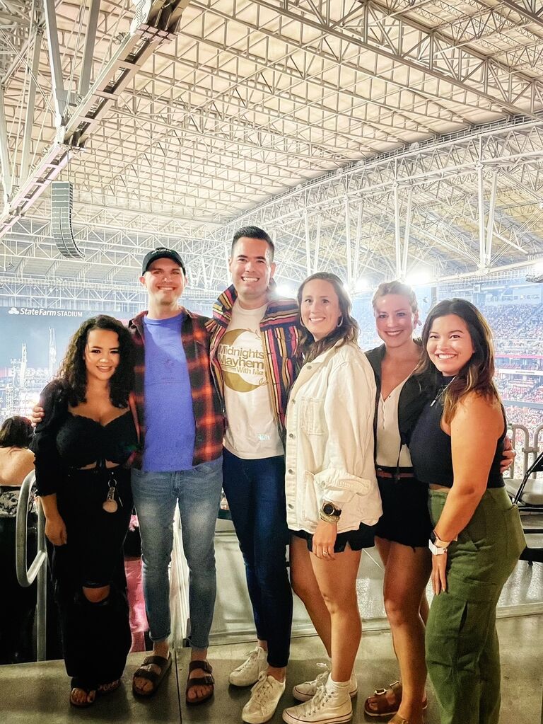 Went to the highly sought after opening night of Taylor Swift's The Eras Tour. We had so much fun with an amazing group of friends. 