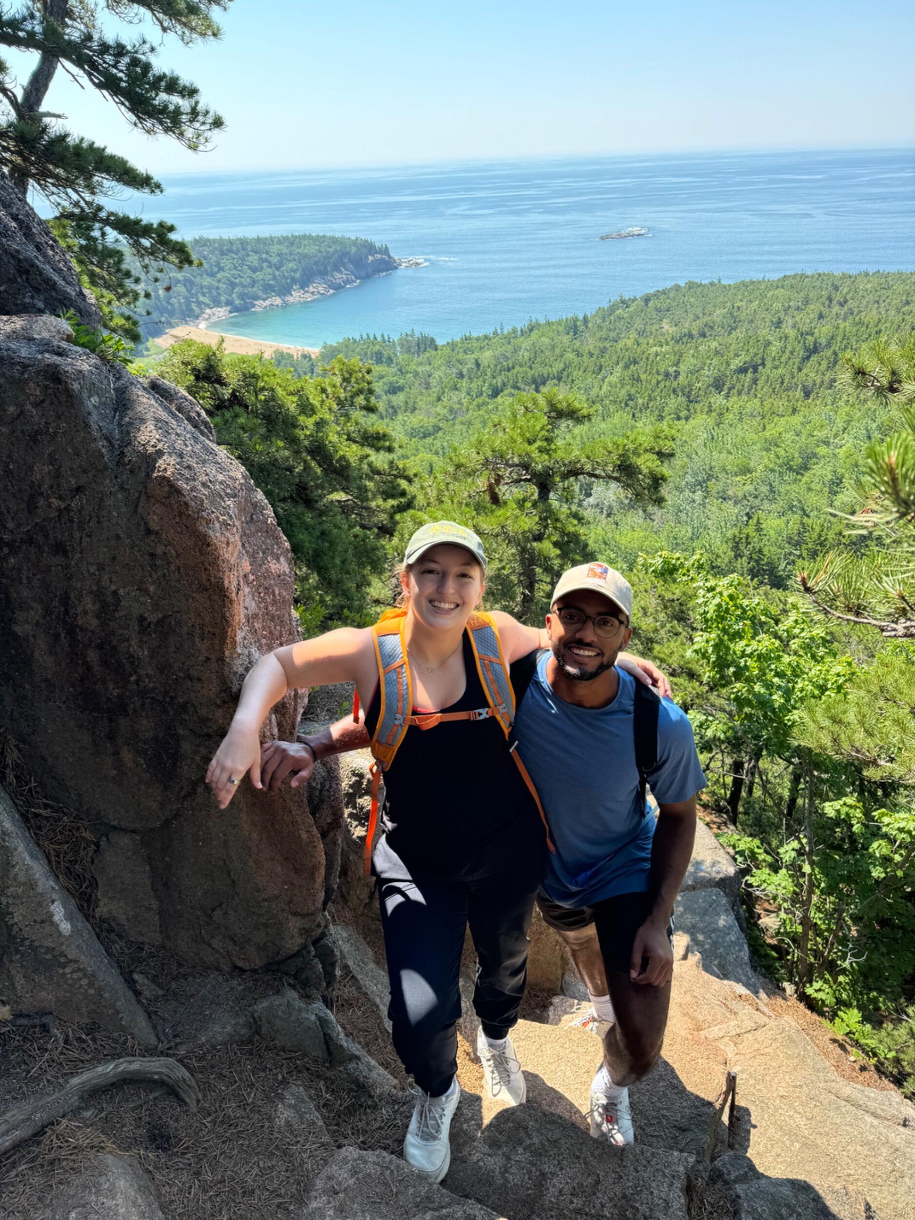 We put our engagement to the test: 9 days in a van together, hiking through the northeast! 