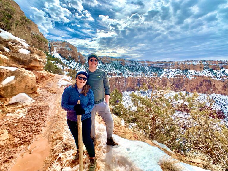We didn't let the snow stop us from enjoying the Grand Canyon!