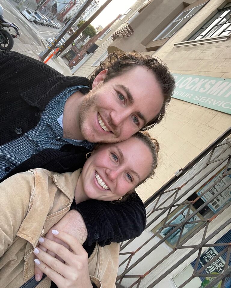 Shortly after returning to San Diego from their Northern California holiday, Ellie and Christopher made it official: they were moving to San Francisco! Christopher chose to pursue a master's degree in education to become a teacher, while Ellie searched for property management jobs in the Bay and enrolled in community college to kickstart her higher education journey. Christopher was accepted into San Francisco State University's master's program, and Ellie secured a position in HOA property management right in the heart of the City.